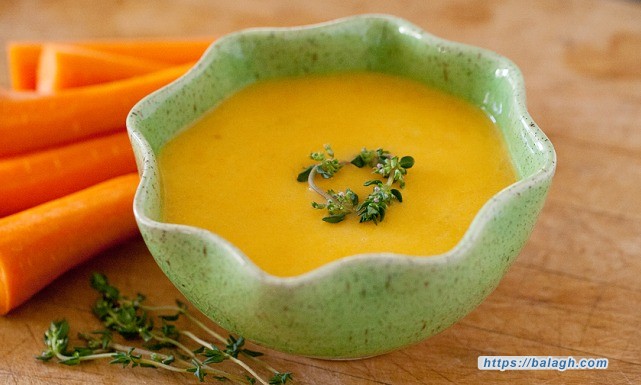 شوربة الجزر بالكريما