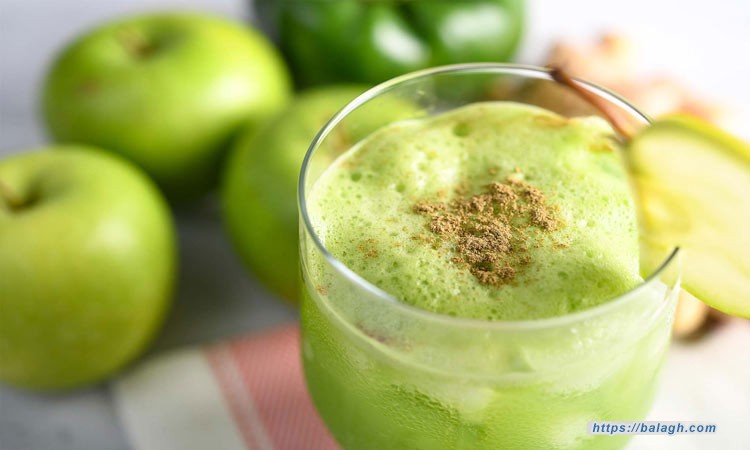 فوائد عصير التفاح الخضر